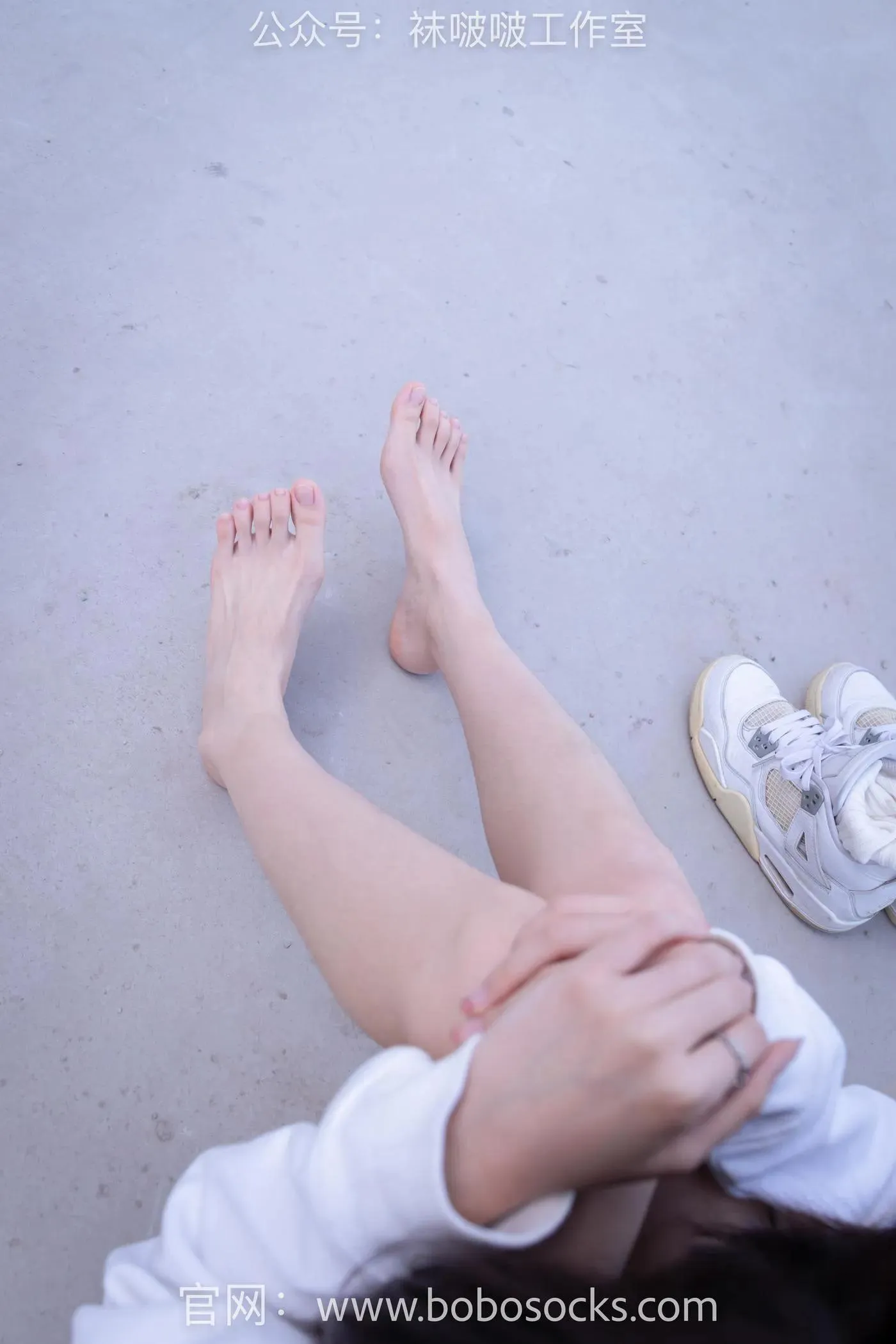 [BoBoSocks袜啵啵]NO.103 稚予-AJ篮球鞋、白棉袜、裸足 [134P]插图